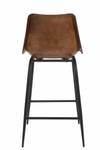 Barhocker High Chair 2 (2er Set) Braun - Metall - 48 x 100 x 45 cm