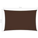 Voile solaire 3016493-8 Marron - 500 x 250 cm