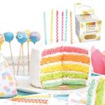 glitzer Goldene cake + rainbow Kit