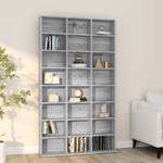 CD-Schrank 3002090 Grau - Eiche Sonoma Dekor - 23 x 177 cm