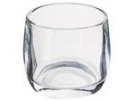 Badezimmer-Zubehör SONORA 4-tlg Silber - Glas - 11 x 21 x 11 cm