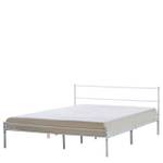 Metallbett Muz-0501 Weiß - Breite: 147 cm