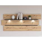 Wandpaneel Leone 10 Grau - Holzwerkstoff - 196 x 83 x 22 cm