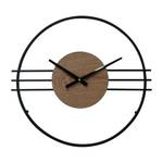 Horloge murale Withania Noir - Bois manufacturé - 5 x 50 x 50 cm