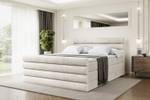 Boxspringbett CELESTIA-Z KING Beige - Breite: 180 cm