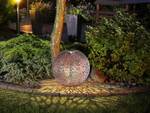 Set Metall 脴40cm 2er Garten, Solarkugeln