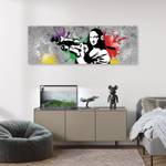 KUNSTDRUCK Mona Lisa Bazooka 150 x 50 cm