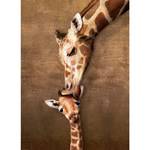Puzzle Muttergiraffe und ihre Giraffe