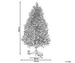 Weihnachtsbaum HUXLEY Grün - Kunststoff - 153 x 240 x 153 cm