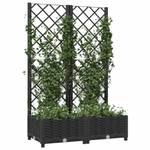 Garten-Pflanzgefäß 3012791-1 Schwarz - 40 x 121 x 80 cm