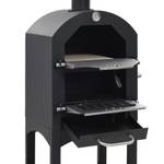 Pizzaofen 44279 Schwarz - Metall - 50 x 157 x 65 cm