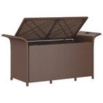 Gartenbank 3002806 Braun - Metall - Polyrattan - 116 x 57 x 46 cm