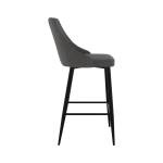 Tabouret de bar Pipo (Lot de 2) Gris