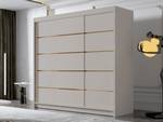 Kleiderschrank Evo VII Beige - Breite: 200 cm