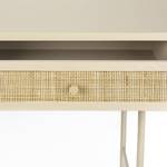 Table console Amaya Beige - En partie en bois massif - 120 x 76 x 40 cm