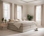 Boxspringbett Oak Beige - Breite: 200 cm