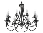 Lampe suspension TEESTA Noir - Métal - 59 x 143 x 59 cm