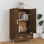 Highboard DE2619 Eiche Schwarzbraun Dekor