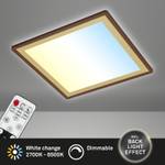 Ultraflaches CCT-LED Panel, braun-gold Gold