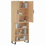 Highboard DE5891 Braun - Holzwerkstoff - 34 x 180 x 70 cm