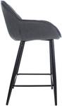 Tabouret de bar Gibson Gris lava