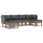 Garten-Sofa-Set (6-teilig) 3009634-9 Grau