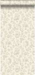 Tapete eleganten Blumen 6973 Braun - Naturfaser - Textil - 53 x 1005 x 1005 cm