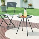 Table d'appoint de jardin Fosen Noir