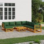 Garten-Lounge-Set 3028504-21 (9-teilig) Grün