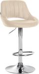 Barhocker Milet Creme - Silber