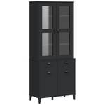 Highboard DE6094 Schwarz