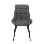 Lot de 4 chaises - JAELLE Anthracite