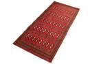 Turkaman - 130x60cm Rot - Naturfaser - 60 x 1 x 130 cm