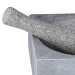 Granit mit Mörser Eckiger Stößel