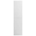 Garde-robe 298537-1 Blanc brillant - Blanc - Largeur : 100 cm