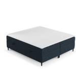 Boxspringbett Araya I Taschenfederkern Blau - Breite: 140 cm