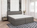 Boxspringbett Pekin Grau - Breite: 202 cm