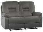 2-Sitzer Sofa BERGEN Dunkelgrau - Grau