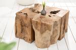 Beistelltisch WOOD Braun - Massivholz - Holzart/Dekor - 30 x 40 x 30 cm