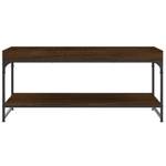 Couchtisch D704 Eiche Schwarzbraun Dekor - 49 x 100 cm