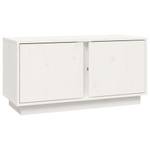 TV-Schrank D543 Weiß - Massivholz - 35 x 41 x 80 cm