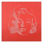 Monroe Marilyn Rot Wandbilder Pop art