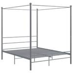 Cadre de lit 3009313 Gris - Largeur : 166 cm