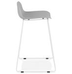 Tabouret De Bar BABYLOS Gris - Blanc