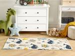 Tapis enfant PORSEA Beige - Bleu - Gris - Fibres naturelles - 80 x 1 x 150 cm