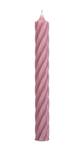 Stabkerze Twist antikrosa 350/28 Pink - Wachs - 3 x 35 x 3 cm