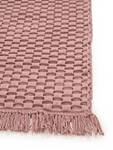 Badematte Alexis Pink - Naturfaser - 60 x 1 x 100 cm