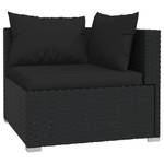 Garten-Lounge-Set (6-teilig) 3013633-1 Schwarz