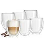 Kaffeegläser Roma (6er-Set) Glas - 9 x 10 x 9 cm
