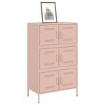 Highboard DE6194 Pink - Metall - 39 x 113 x 68 cm